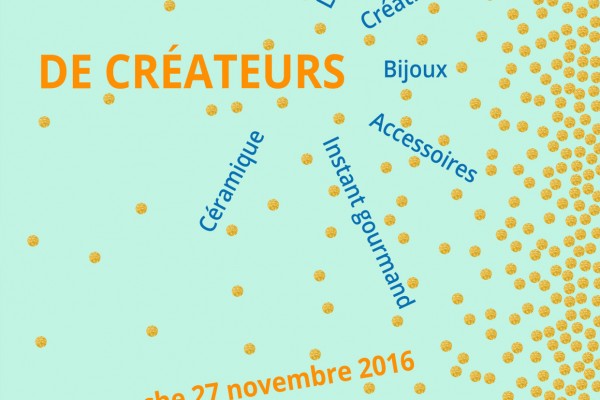 Vente créateurs sur Nantes, le 27 novembre 2016